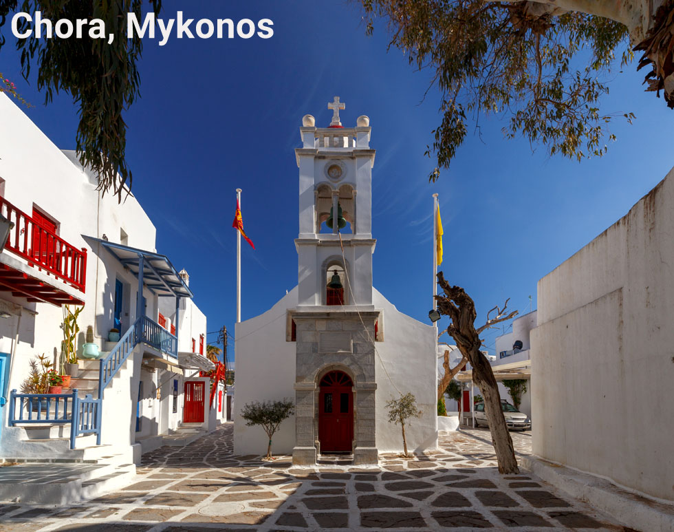 Church Building at Chora Mykonos