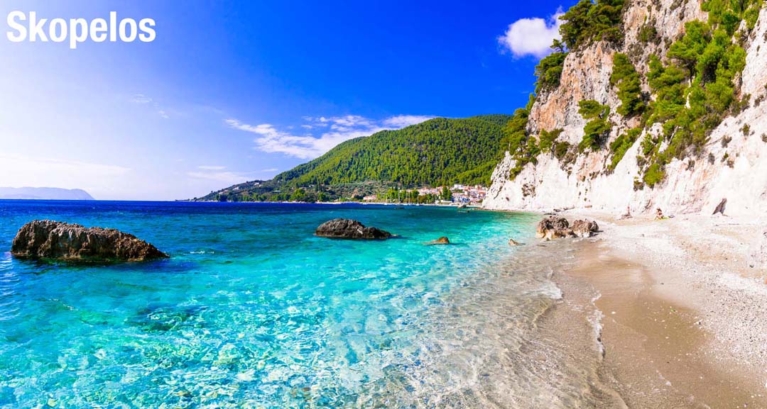 Skopelos summer beach
