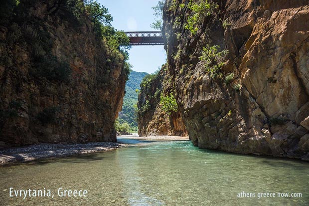 Water River Evrytania Greece