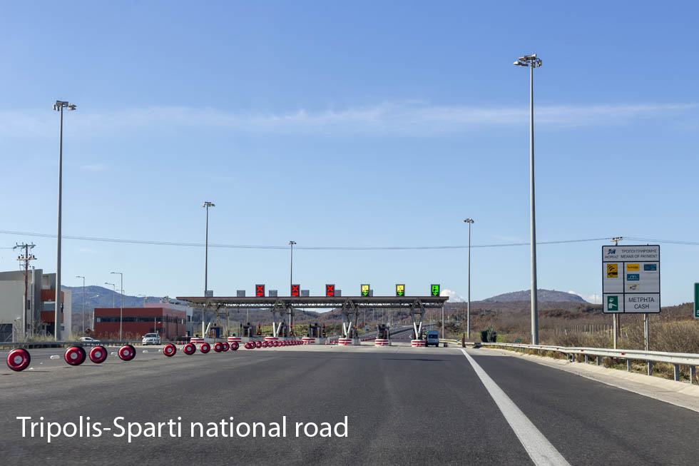 Tripolis-Sparti national road