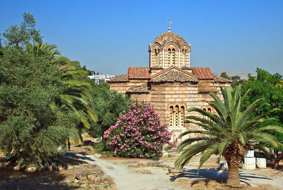 Solakis Byzantine Church of the Holy Apostles in Athens Greece