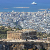 Athens Greece and Pireas
