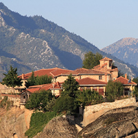Meteora monastery Thessaly Greece