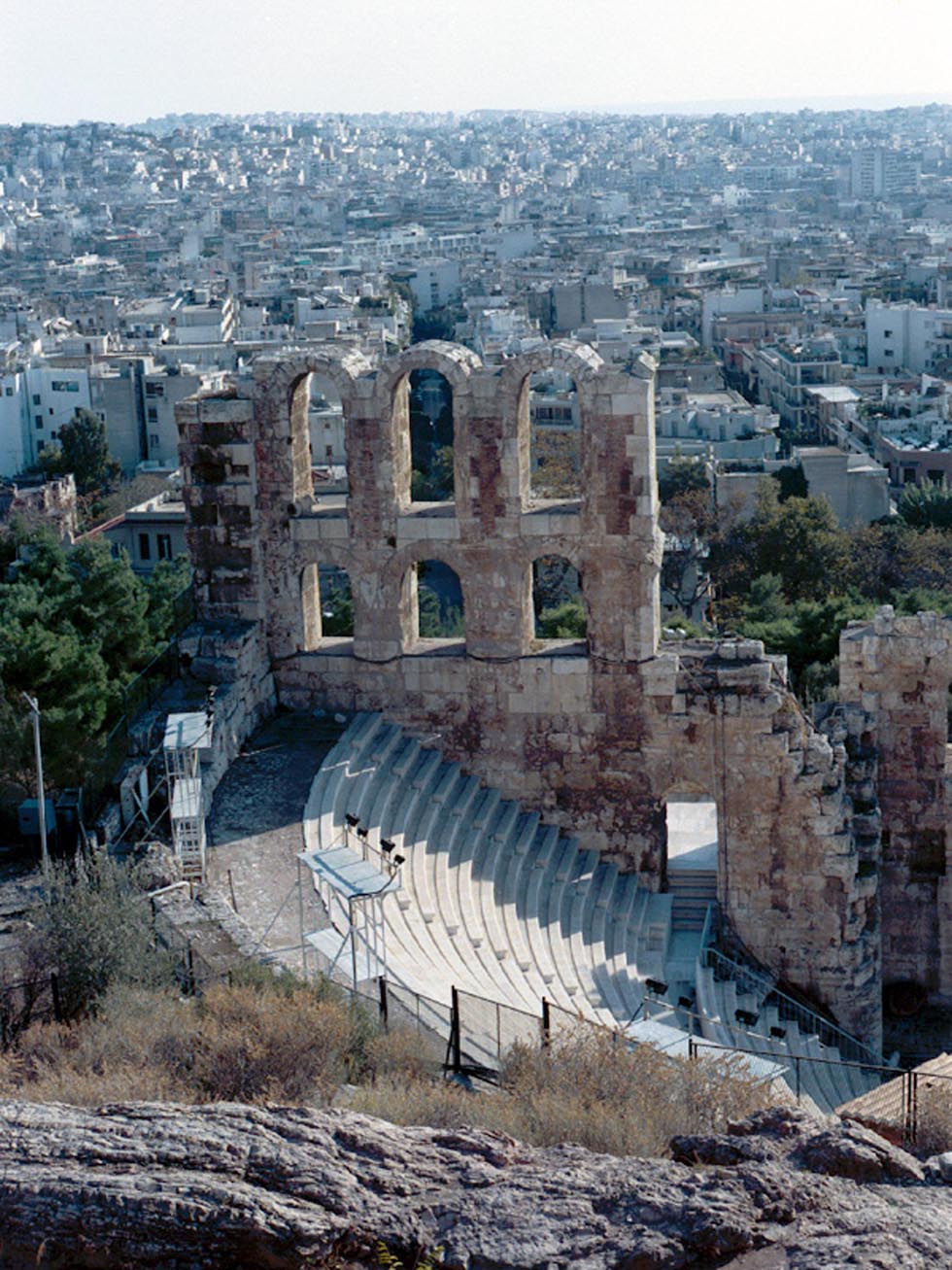 Amphiateatre of Odeon Herodes in Atticus, Greece