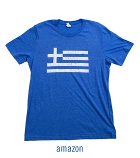 Greek Flag T Shirt Men and Women