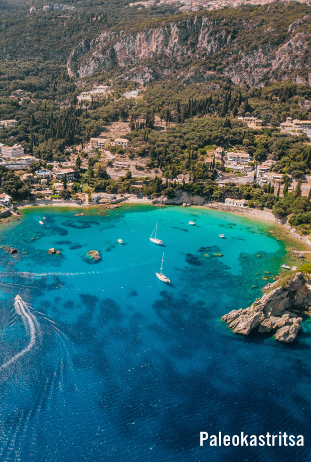 Water bay area of Paleokastritsa