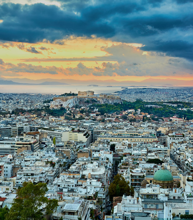 Athens Greece Sunset