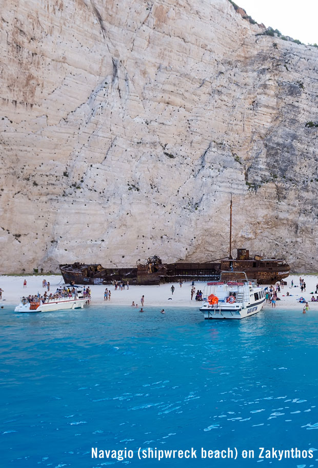 Nacagio Shipwreck Beach on Zante - Zakynthos