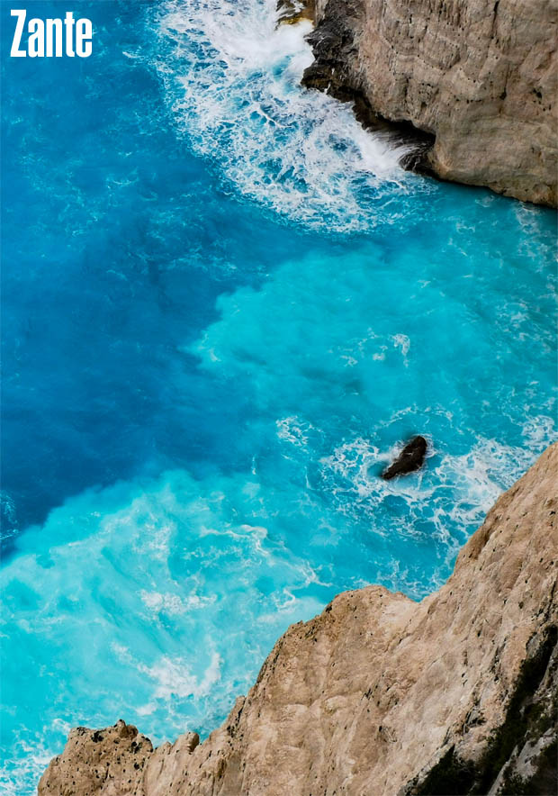 Waters around Zante