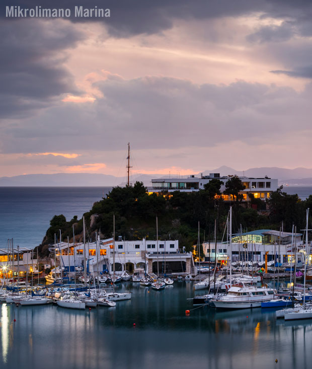 Mikrolimano Marina near Athens Greece