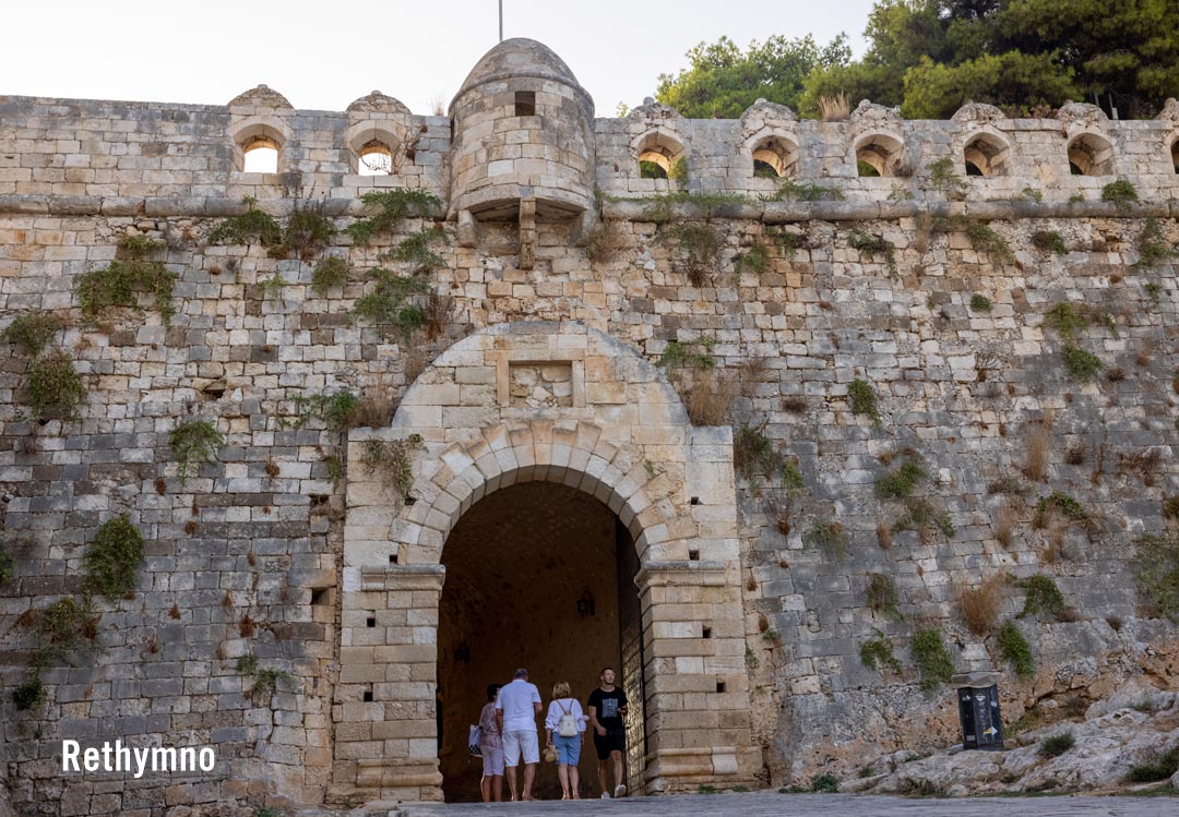 Ancient Fortress walls of Rethymno on Crete