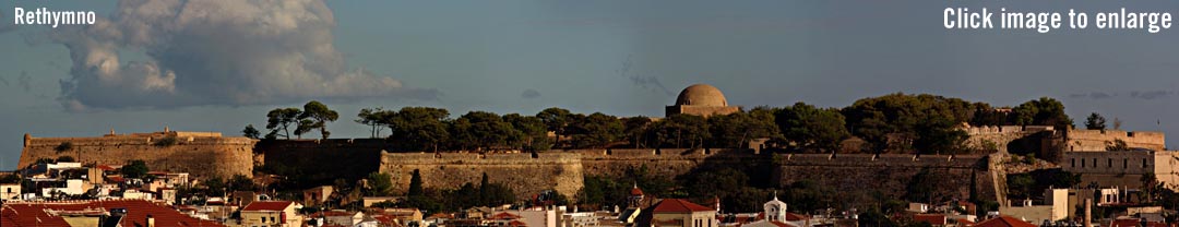 The citadel Fortress of Rythmno Panorama Photo