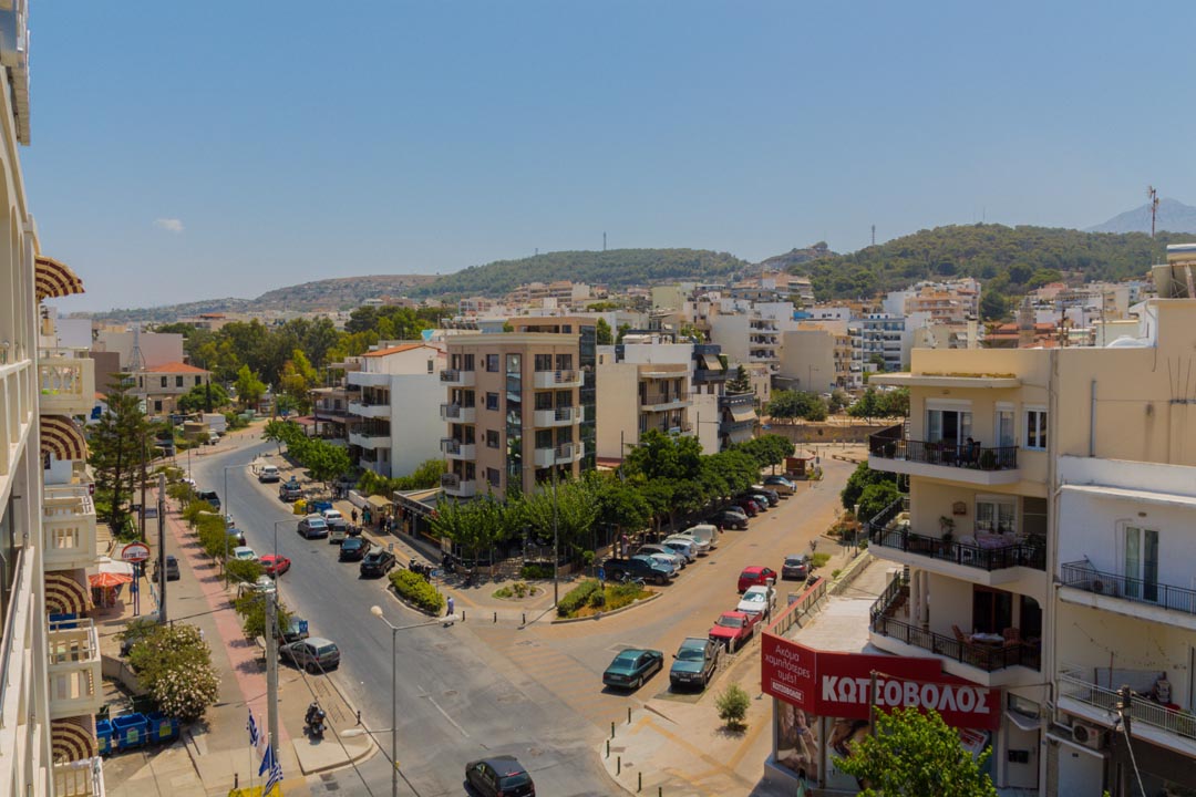 View of Rethymno from above