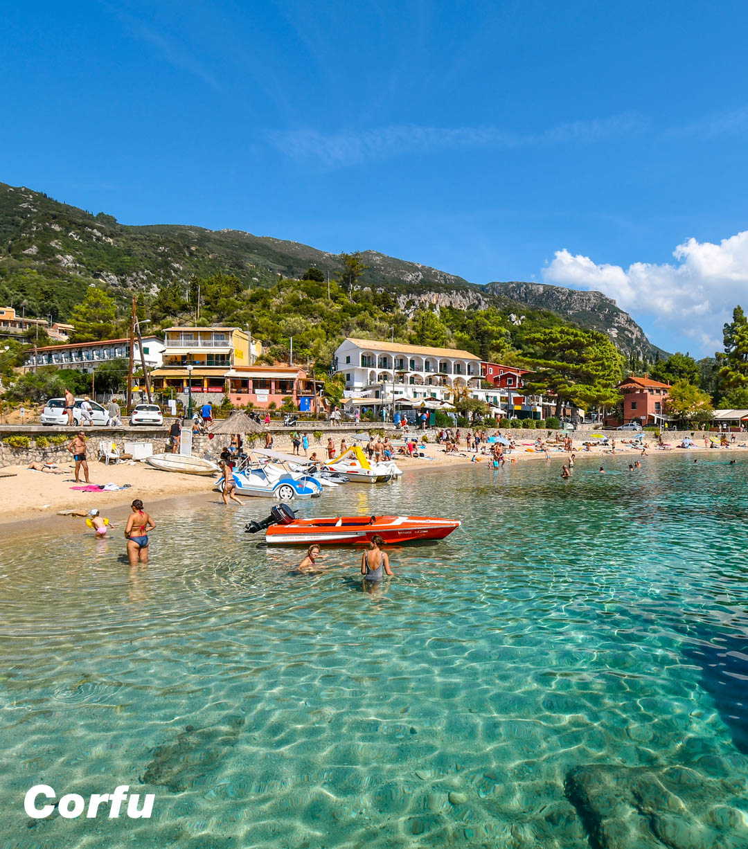 Corfu Beach Waters