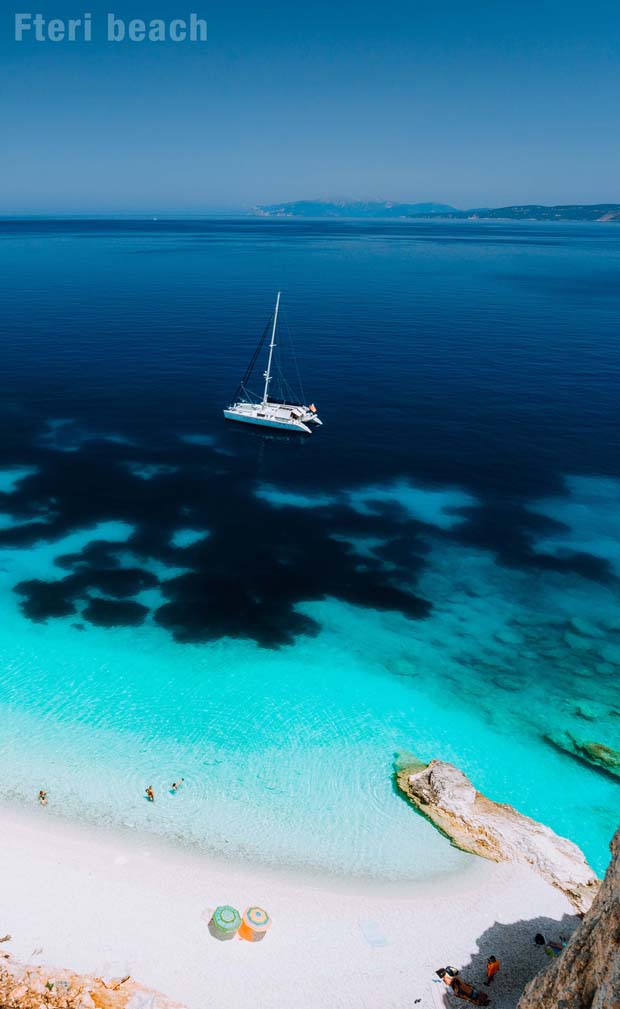 Fteri Beach on Kefalonia