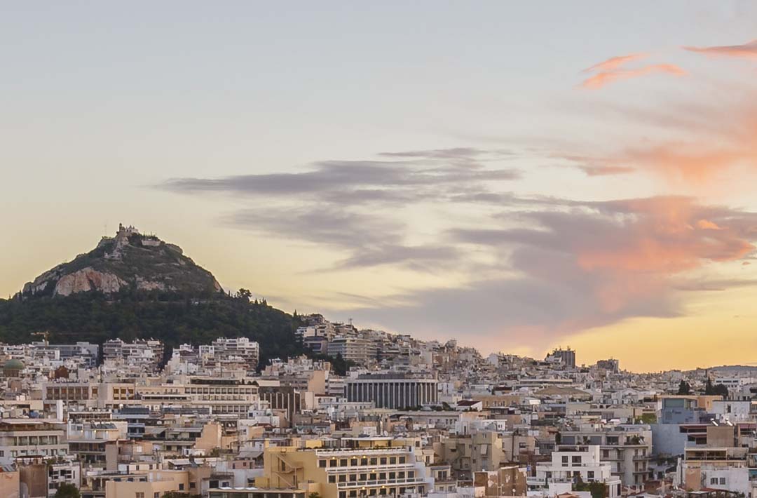 Sunset and Lycabettus