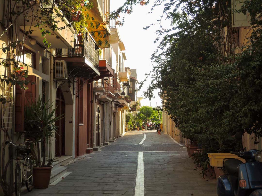 Narrow Street in Town