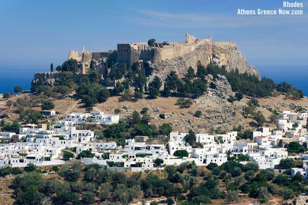 Rhodes Fortress castle Lindos - Greece