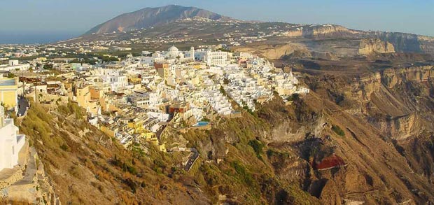 Santorini Island in Greece