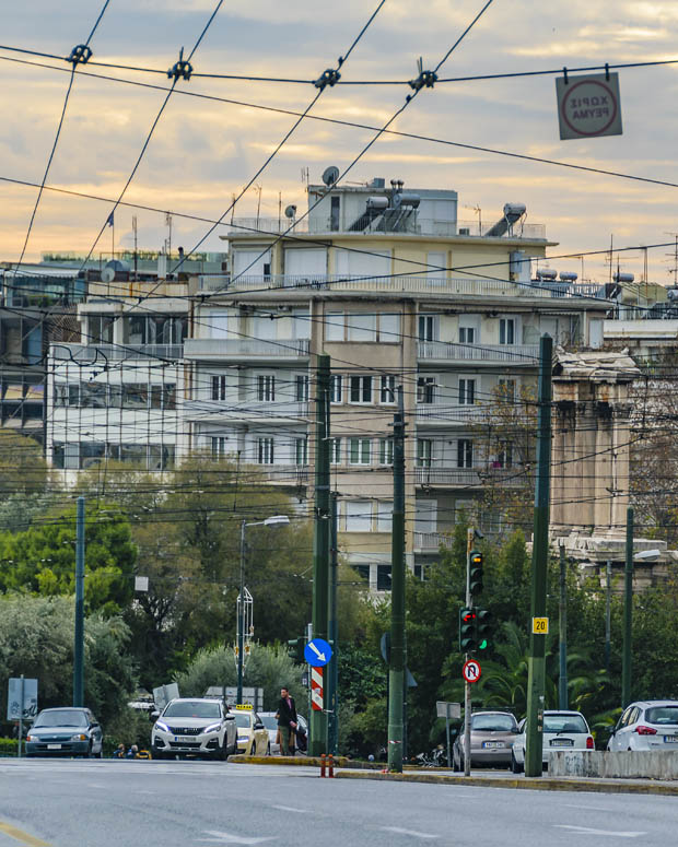 Amalias Avenue in Athens Greece