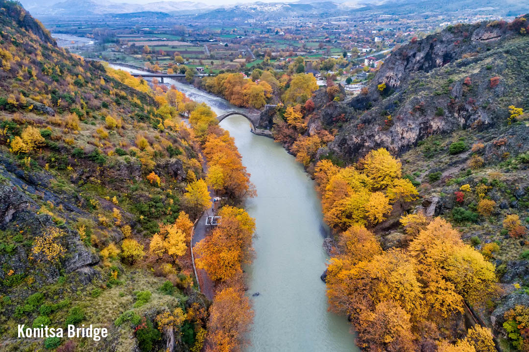 The historic Konitsa Bridge