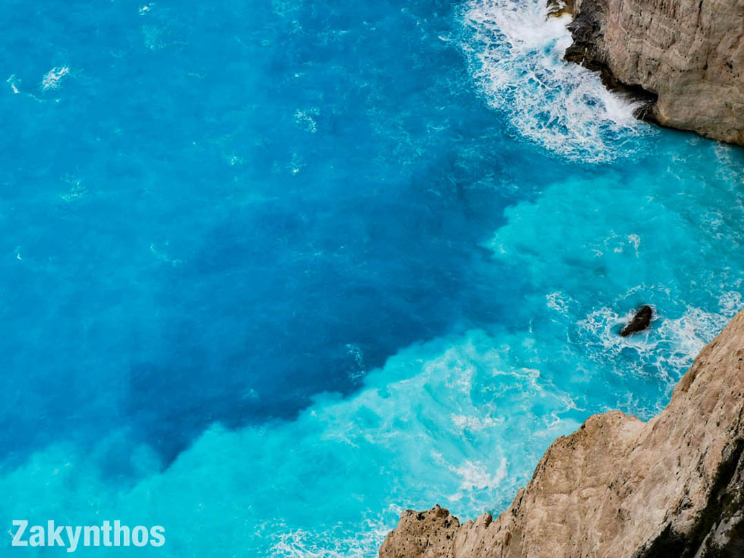 Zakynthos voast waters - aqua and cyan