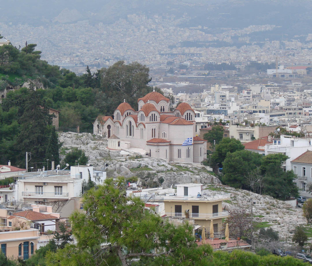 Church of St Marina in Athens Greece