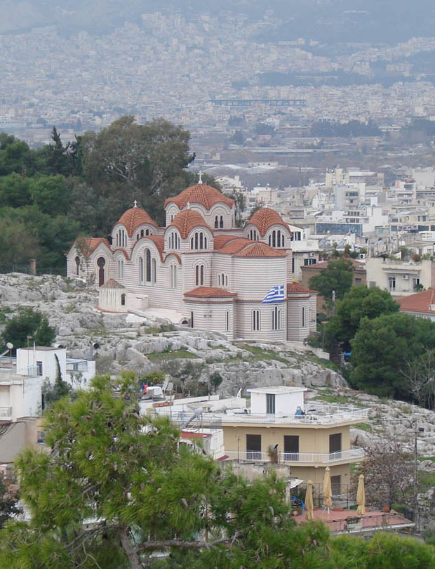 Church of St Marina in Athens Greece