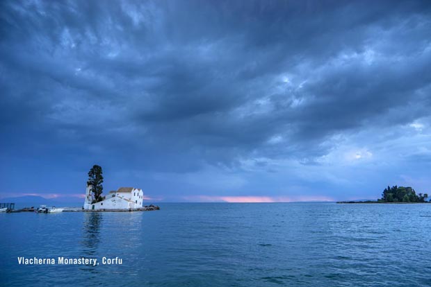 Vlacherna Monastery on Corfu