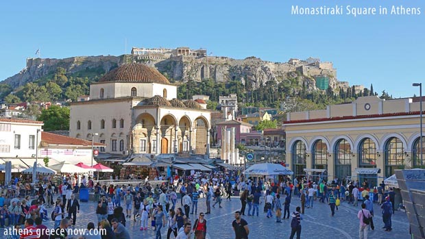 Monastiraki Square in Athens