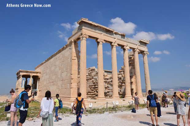 Erechtheion at the Acropolis Greece