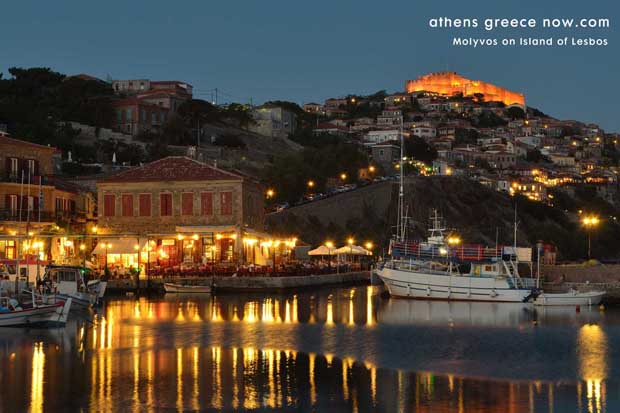 Molyvos on the Island of Lesbos