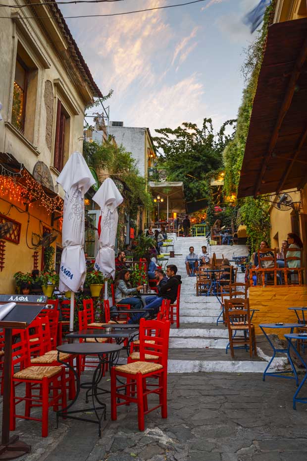 Plaka in Athens Greece