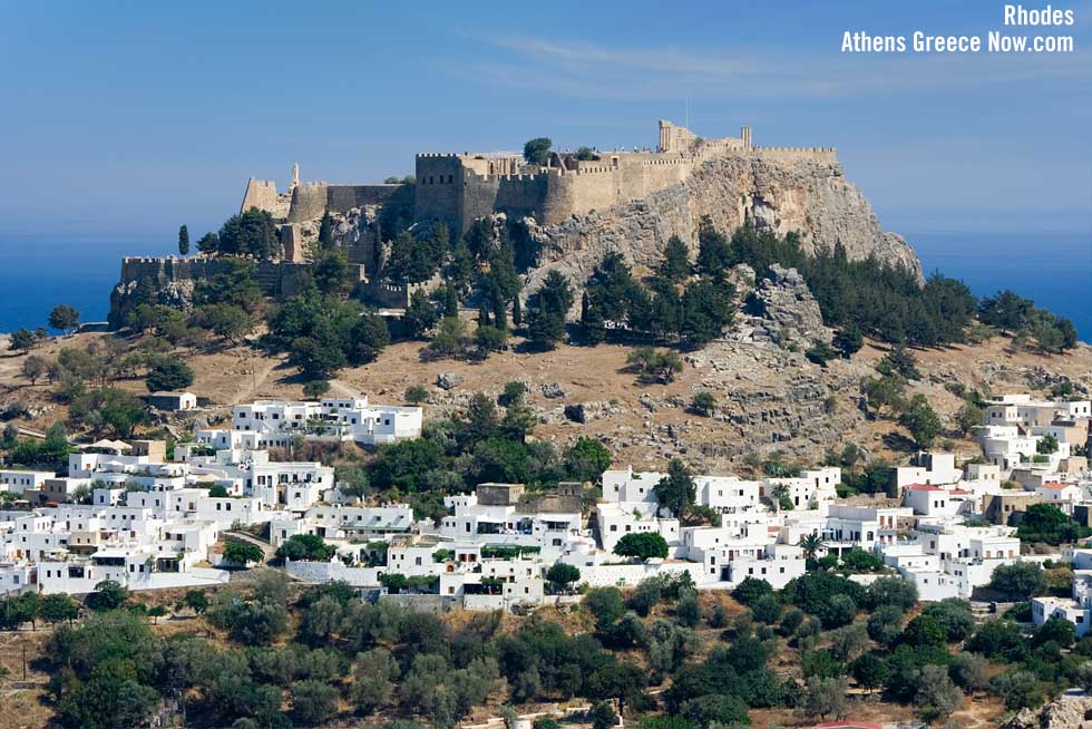 Rhodes Fortress castle Lindos - Greece