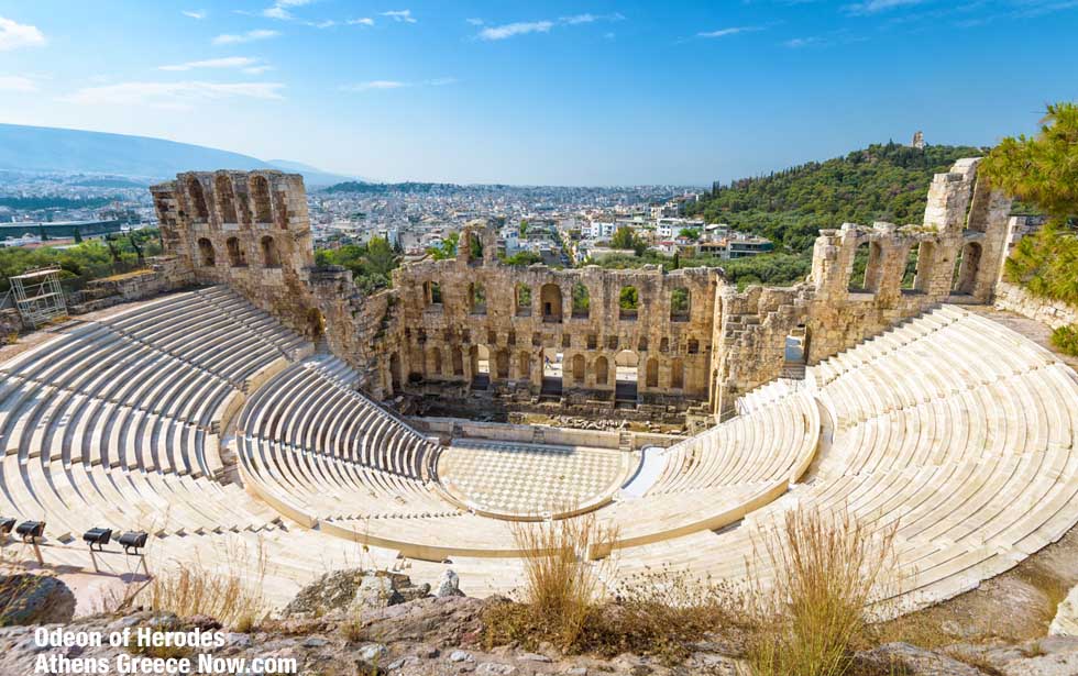 Panoramic of Odeon of Herodes