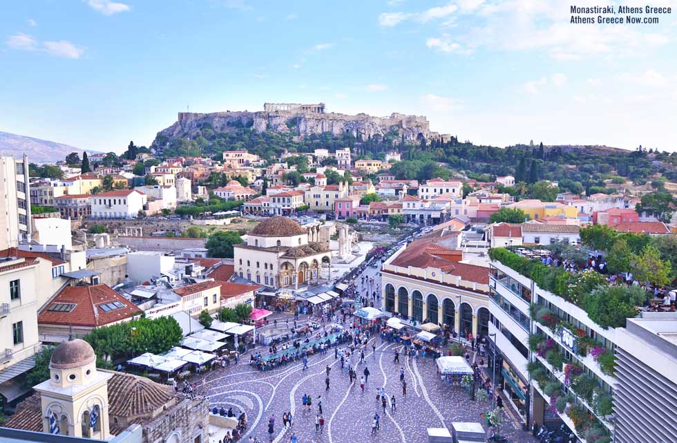 Monastiraki amd the Acropolis