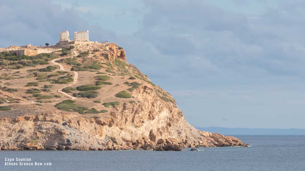 Cape Sounion - with Temple on peak