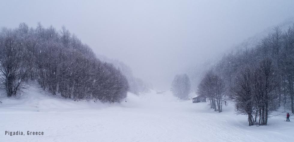 Pigidia Snow Greece