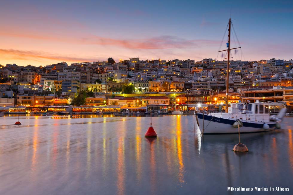 Mikrolimano marina in Athens