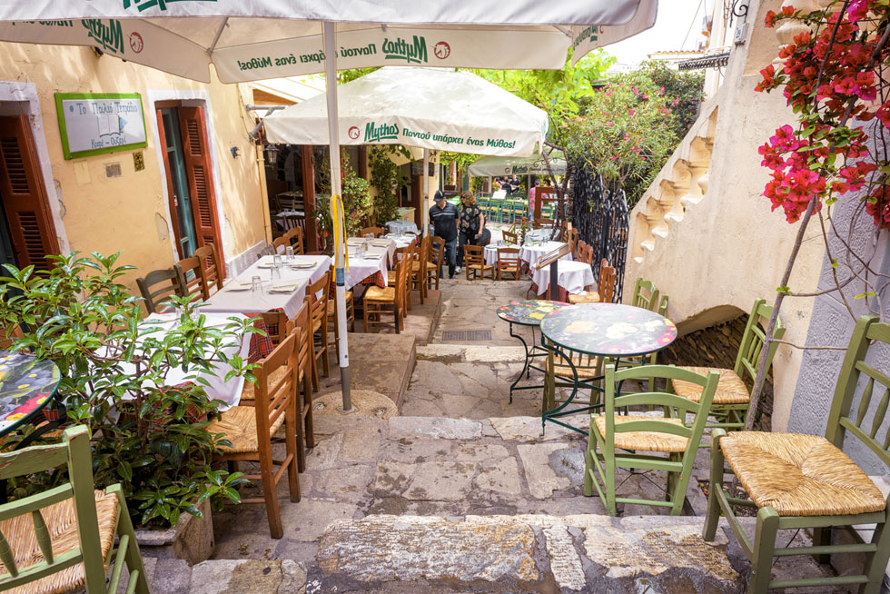 Cafe Plaka Athens Greece