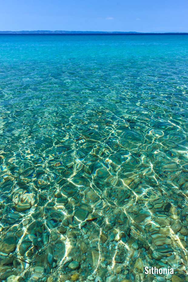 Waters in Sithonia Greece