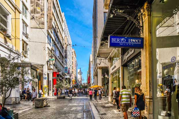 Ermou Street Athens Greece