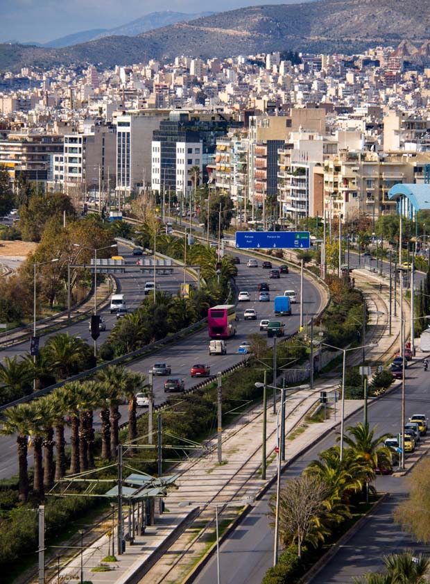 Roadway Athens Greece