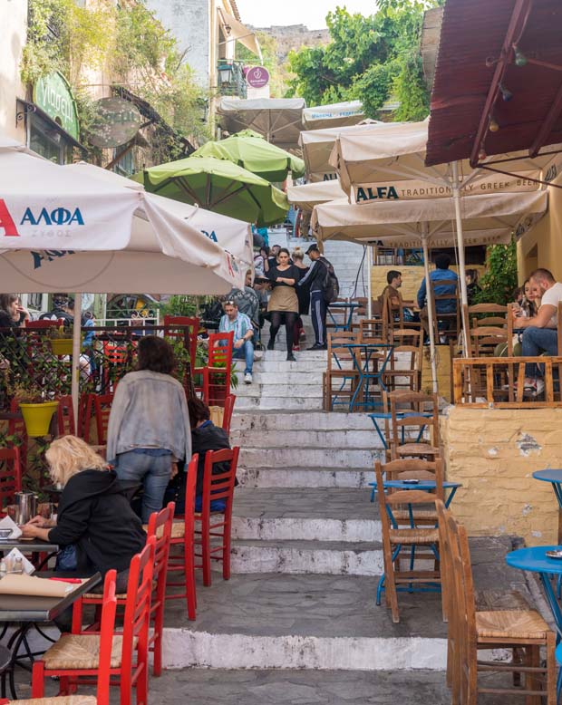 Plaka in Athens Greece