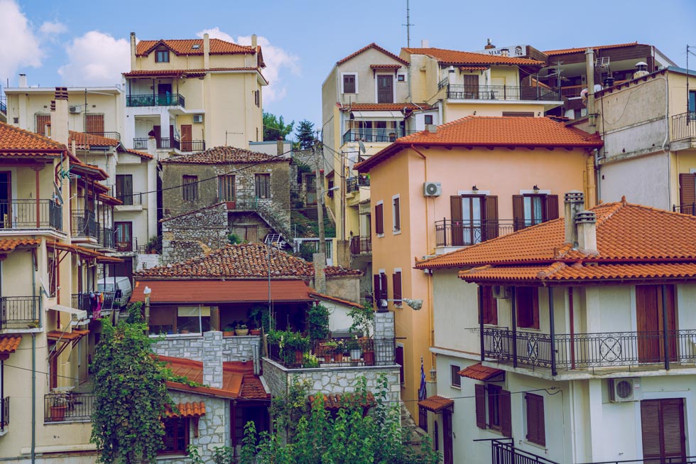 Old and New in Athens Greece