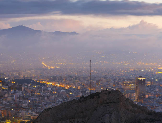 Athens Greece Twilight