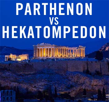 Hekatompedon Vs Parthenon