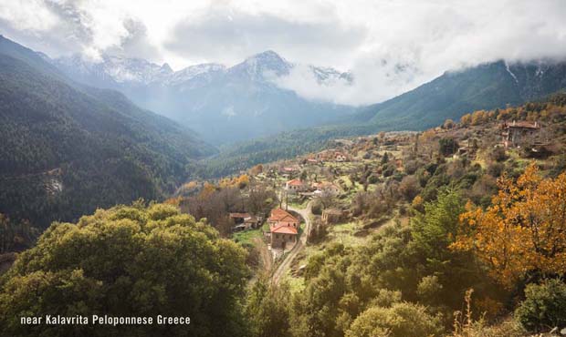 near Kalavrita Peloponnese Greece