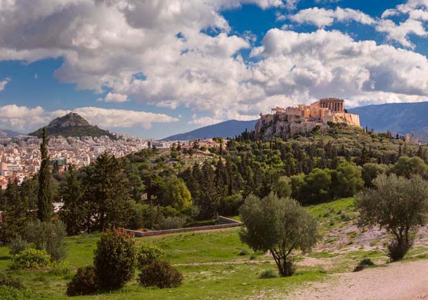 <p>Lycabettus Hill in Athens, Greece