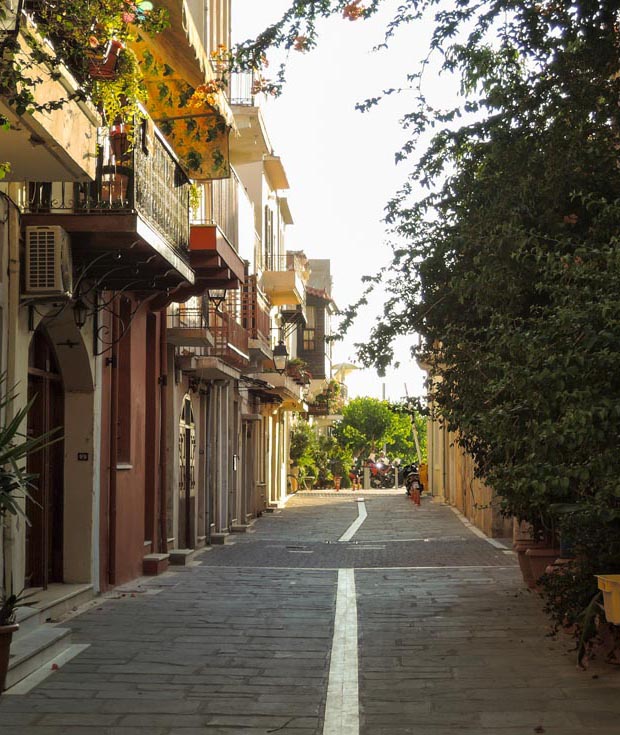 Narrow Street in Town